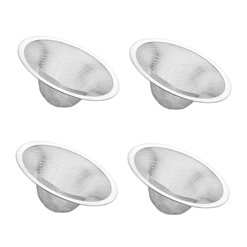 Filtro colador para fregadero de acero inoxidable 4 piezas miniatura 4