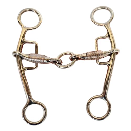 Hilason JKBIT102 Western Edelstahl-Kupferdraht Knebelgebiss