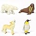 Ukenn Animals Figures Puzzle Blocks, 4pcs 3D Animal Puzzles Preschool Toy Figure Playsets Brain Teaser Puzzles, Assembly and Disentanglement Puzzles