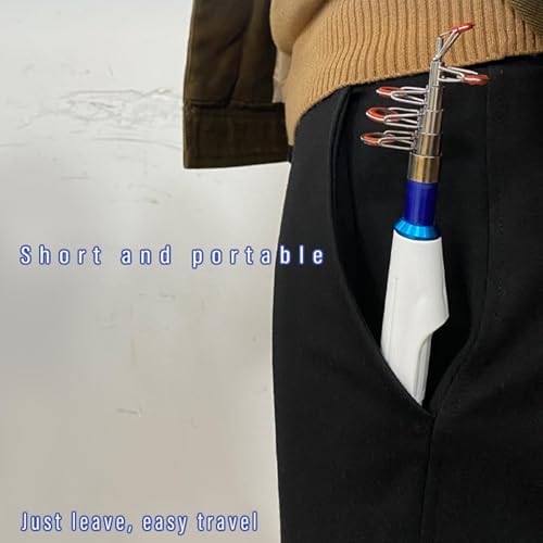 Vara de pesca marítima, vara de pesca pequena - Vara de pesca marítima curta e pequena fundição - Va