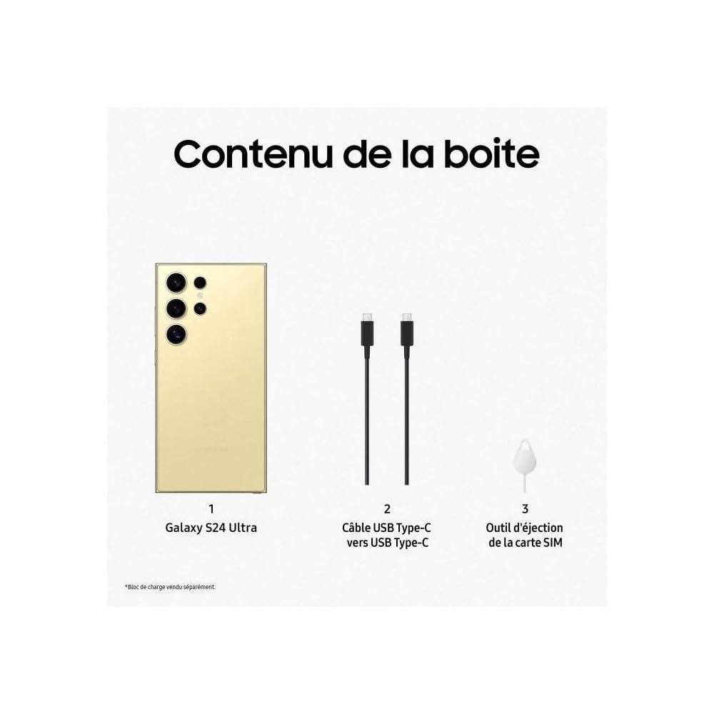 Samsung Galaxy S24 Ultra 12/512 Titanium Yellow (Ricondizionato)