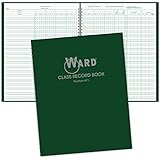 Ward 67L Class Record Book, 38 Students, 6-7 Week Grading, 11 x 8-1/2, Green (HUB67L)