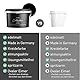 Craft Colors® 5L hochwertige Wandfarbe edelmatt, Kreidefarbe made in Germany, DESIGN Collection No.995 schwarz, Tiefschwarz