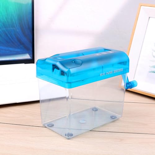 Mini Destructora de Mano, Destructora de Papel Manual Portátil A6,Herramienta para Cortar Papel de E