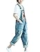 Youlee Mujer Pantalones de Pierna Ancha Peto de Mezclilla Monos Pantalones Monos...