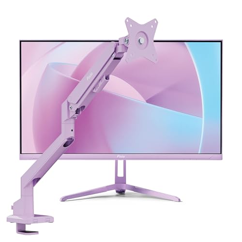 Image of Pixio PX246 Wave Purple 24 inch 120Hz Refresh Rate FHD 1080p Resolution IPS Panel 4ms GTG Response Time Gaming Monitor PS1S Wave Purple Single Monitor Arm
