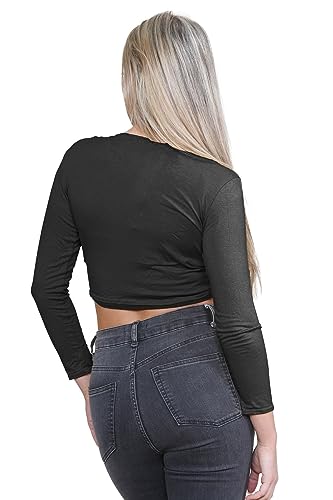Cárdigan corto gris oscuro de manga larga estilo bolero ideal para combinar con vestidos de fiesta 3