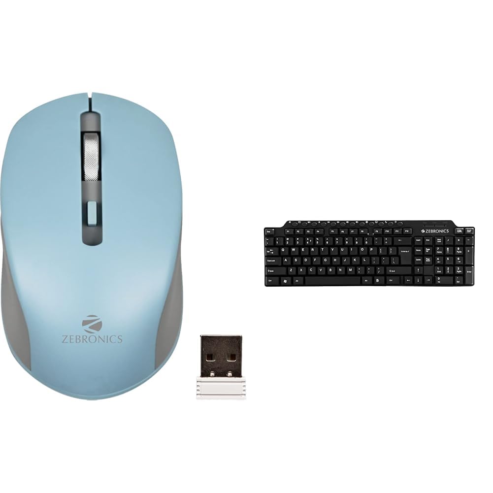 ZEBRONICS Zeb-Jaguar Wireless Mouse, 2.4GHz with USB Nano Receiver, High Precision Optical Tracking, (B0BR1PT55W) Amazon Price History, Amazon Price Tracker