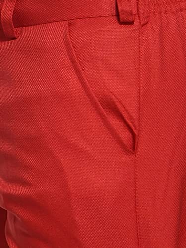 Image of Boys Red Coat Suit Set with Waistcoat Shirt and Trousers (9086)