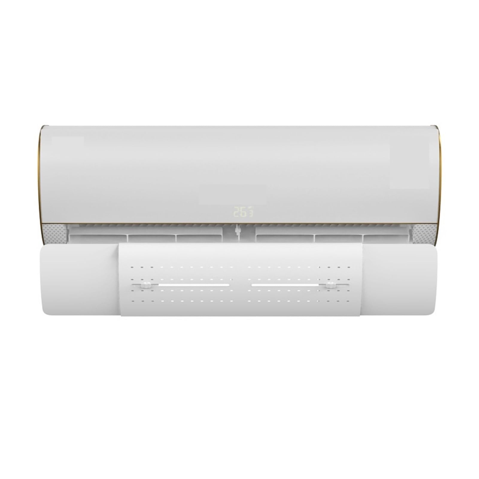 JUAKSQZYI Retractable Air Conditioner Deflector Adjustable AC Air Deflector Anti-Direct Blowing Shield