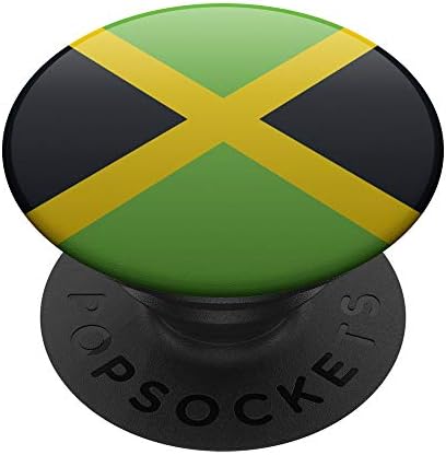 Cool Jamaican Flag Image Art Jamaica National Banner PopSockets PopGrip: Swappable Grip for Phones & Tablets