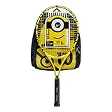 Wilson Minions 25 Set mit einem Tennisschläger, Rucksack und einer Wasserflasche, Ideal für Nachwuchsspieler von 9 - 10 Jahren