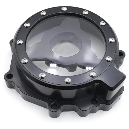Carter cache stator CNC transparent premium pour moto de course Ninja ZX6R