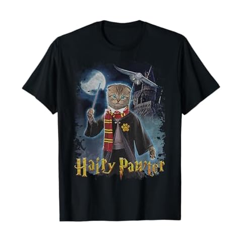 Vincent Hie Movie Parody Hairy Harry Pawter Potter Cat Lover T-Shirt Cover