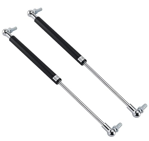 Opfdfhdfh One Color Pneumatic-Hydraulic Props, 2X Gas Strut Lift Stay Support Shock Spring Rod Cabinet Door Pneumatic Soft Close Hinges For Car Hood Tailgate Trunk Hatc(60N)