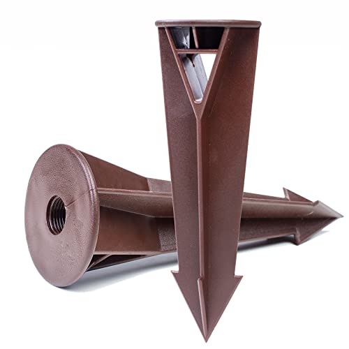 Ground Stake Spike for Outdoor Landscape Spot Pathway Solar Flood Light Replacement Light Stake Spike Part Holder,1/2