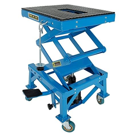 BLACKHORSE-RACING Hydraulic Motorcycle Scissor Jack Lift Cover