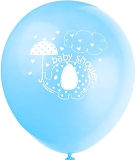 Unique Baby Shower Balloons - Blue Umbrellaphants