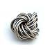 Mobii Stainless Steel: Medium Mobius Fidget Ball Toy for Restless Hands, Stress Ball Desk Toy