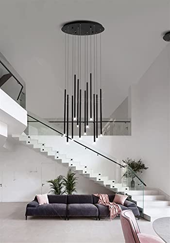 Suspension LED escalier résout le manque de lumière des lofts et duplex