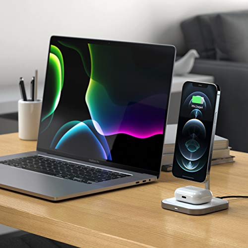 Satechi Aluminum 2-in-1 MagSafe Charging Stand for iPhone & AirPods — view 7
