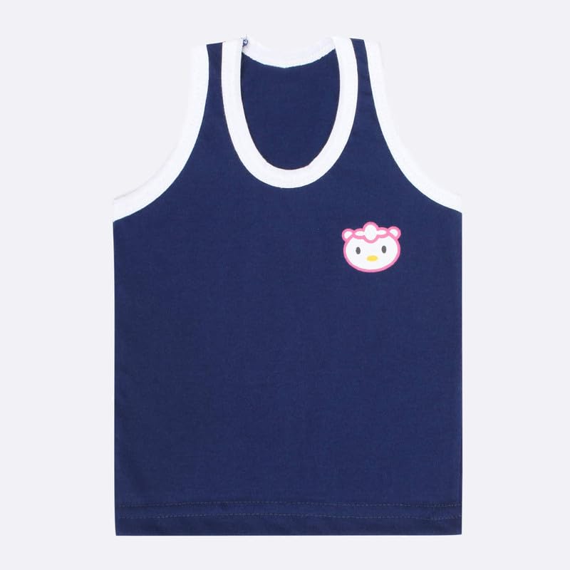 Image of superminis Cotton Vests /Baniyan /Inner Wear - Regular Fit, Sleeveless, Printed Sandos for Girls, Boys and Kids