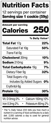 Quest Nutrition Chocolate Chip Protein Cookie, Keto Friendly, High Protein, Low Carb, Soy Free, 12 Count "Packaging may vary"