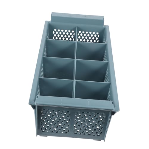 Tofficu 食器洗い機用カトラリーバスケット 仕切り大容量 耐久製 多用途収納ボックス キッチン整理に