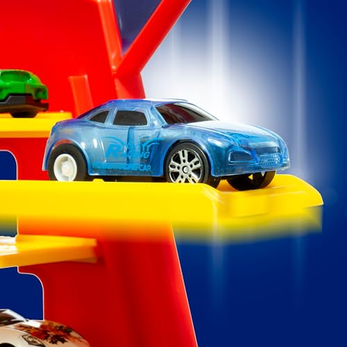 Moltó – Parking 5 plantas con rampa y helipuerto, Bonus Tapiz y Helicóptero Molto.