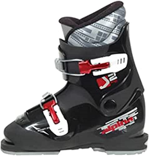 ALPINA J2 Junior Ski Boots Black - 19.5