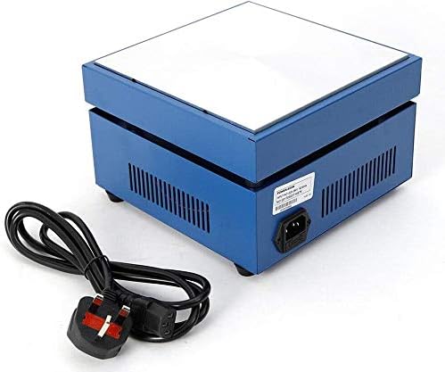 Microordenador LED placa caliente eléctrica precalentar soldadura estación de precalentamiento soldador placa caliente calentador laboratorio 110 V
