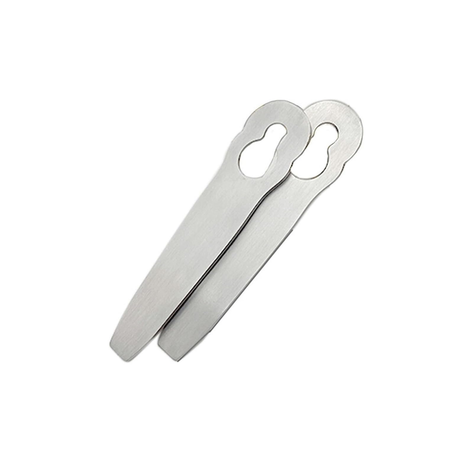 Genérico Cuchillas de Repuesto for desbrozadora de Acero Inoxidable de 3.346 x 0.787 in, compatibles con Stihl, FSA 45 FSA 57, Cuchilla for cortacésped de jardín(Model A:6pcs)