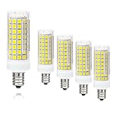 E11 LED Bulb Dimmable, 75W or 100W Halogen Bulbs Equivalent， Pack of 4 Lighting LED E11 T4 Mini-Can