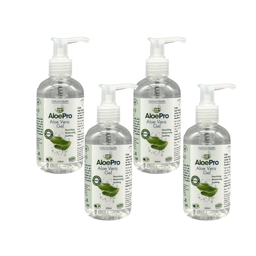 Aloe Pro Pure Vegan Aloe Vera Gel 200ml – Natural Aftersun, Cooling, Moisturising & Soothing | Cruelty Free | For Skin & Hair | Bug Bites, Minor Burns, Dermaplaning, Post-Laser Care (4)