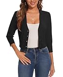 Ce cardigan est parfait pour superposer des chemisiers, des t-shirts ou des robes, avec des jeans, des bottes, des bas. Il dispose d'un design en tricot doux avec un col en V et une fermeture boutonnée sur le devant, ce qui en fait un choix confortable et élégant.