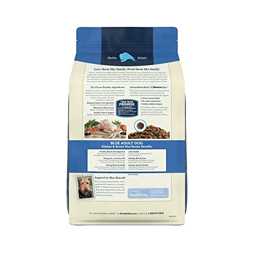 Blue Buffalo Life Protection Formula Natural Adult Dry Dog Food, Chicken And Brown Rice 5-Lb Trial Size Bag #TOP1