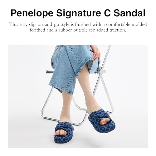 Coach Women's Penelope C Sandal in Signature Denim Platform2