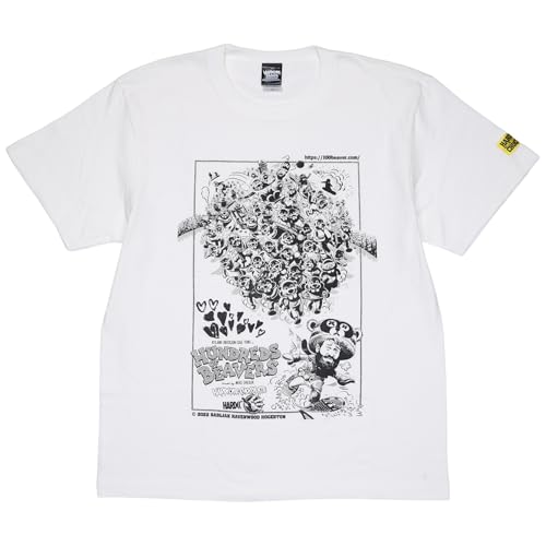 [ハードコアチョコレート] FEVER ビーバー！ (ひと狩りバニラホワイト)(SS:TEE)(T-2766IW-WH) Tシャツ 半袖 XL バニラホワイト
