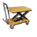 Manual Hydraulic Lift Platform Cart, Small Elevating Machine, Mobile Workbench for Cargo Handling MINGPING (Color : Upgraded 300KG 0.9m)