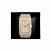 Men's White Gold Plated Full Iced Bling Out Luxury Fashion Lab Diamond CZ Round Quartz Movement Watch