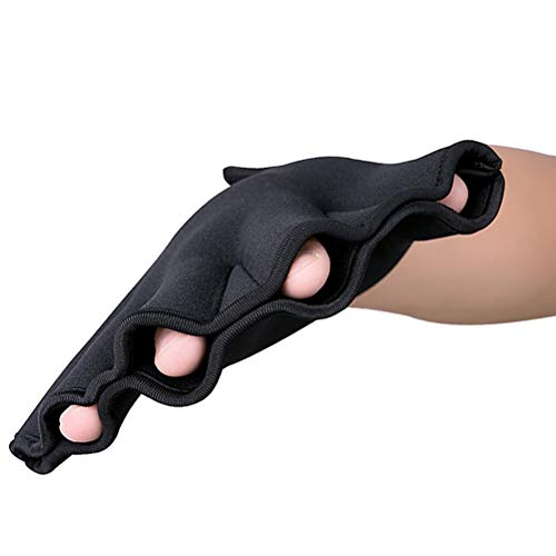 Lioobo 1 par de luvas de natação aquáticas com tecido de malha para natação e mergulho tamanho P (pr
