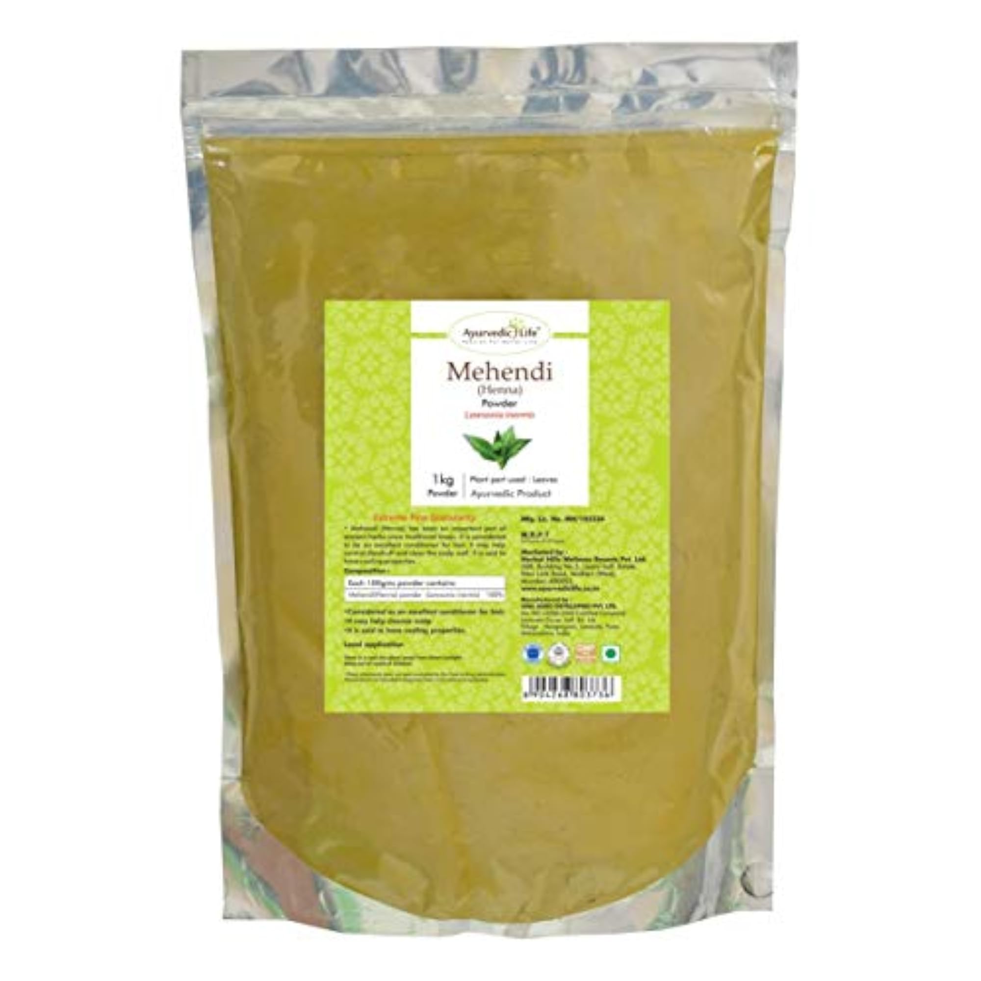 Mehandi Powder Value Pack of 4, 1 Kg Each