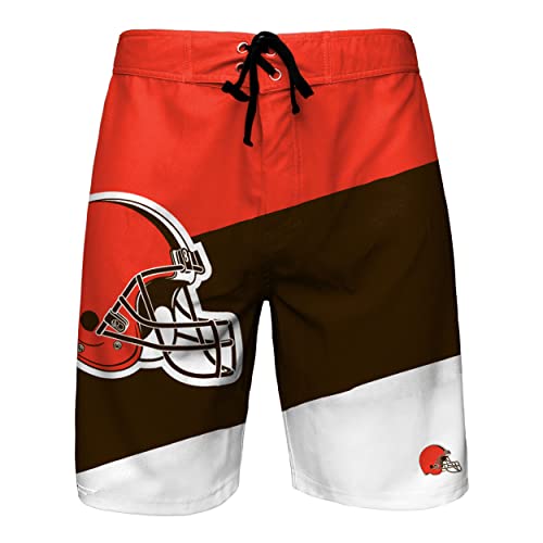 Image of FOCO Mens NFL Team Logo Color Dive Swim Boardshorts
