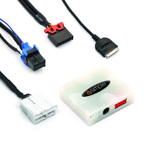 iSimple Factory Radio Interface with CD Changer Control for Select GM Vehicles - Frustration-Free Packaging - Black