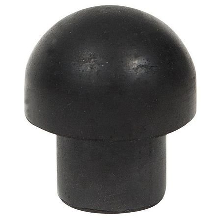 Bumper, 5/8 in., Black, Rubber, PK100