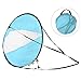 Kayak Sails, Downwind Wind Sail Kit Swim Buoy Lightweight Handle Swimming Can Foldable Downwind Kayak Sail Kit for Safe Training Racing Strong Buoyancy (Blue)