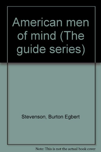 American men of mind (The guide series) B00085ROI8 Book Cover