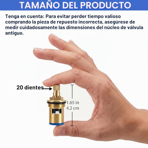 Miniatura 3 de Dymhq 4 Kit De Válvula De Grifo, 1 2 Válvula De Grifo De Baño Interior, Cabezal Ceramico Reemplazo Cartucho, Accesorios De Válvulas De Grifo Para Cocina Baño