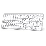 iPad-Tastatur mit Ziffernblock, ultradünn, kabellose Bluetooth-Tastatur für iPad Air 10.9/10.5, iPad Pro 12.9/11, iPad 8. 7. Generation 10.2, iPad 9.7, iPad Mini und mehr, Spanisch