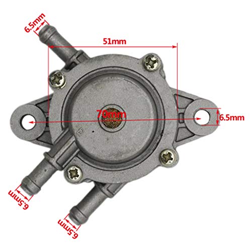CNCMOTOK 808656 Fuel Pump Replaces Upgrade Aluminum Alloy to Prevent Oil Leakage For 691034/808281/692313/557033 Engine Lawn Mower Tractor - Thumbnail 3